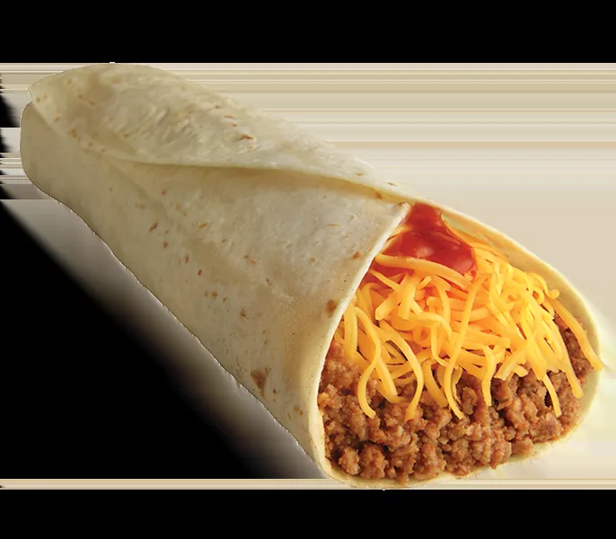 Taco Time Soft Burrito (Beef) with price and calories